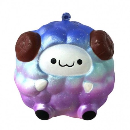 JiaMeng Juguetes de descompresión 2018,El Nuevo Starry Sky Color Squee Soft Sheep Dibujos Animados Squishy Slow Rising Apretó