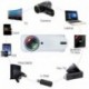 Mini Proyector de Vídeo Home Cinema, TopRui Portátil LED Proyector 3000 lumens Full HD 1080P, Interfaces HDMI USB VGA AV TF p