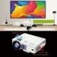 XuanPad Mini Proyector 2400 Lúmenes Multimedia Vídeo Proyector LCD, 55000 Horas Proyector de Cine en casa con Sistema de Cine