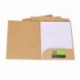 toymytoy Kraft carpeta Documentos A4 carpetas portablocchi File Folder, solapas de cartón, 20 unidades, marrón