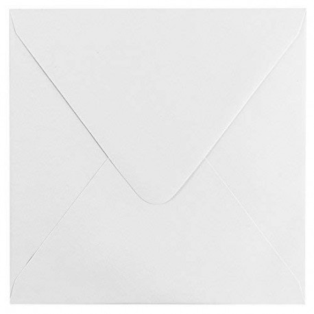 Sobres, 17 x 17 cm, color blanco, goma, 100 unidades Sobres | alta calidad: 120 g/m², KUVERT, 63414 - Sobres, - Sobres para t