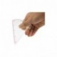Larkpad - Juego de reglas de plástico blandas, 20 cm, 180 grados, 2 triángulos y 1 onda, 5 en 1, reglas flexibles, pulgadas y