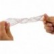 Larkpad - Juego de reglas de plástico blandas, 20 cm, 180 grados, 2 triángulos y 1 onda, 5 en 1, reglas flexibles, pulgadas y