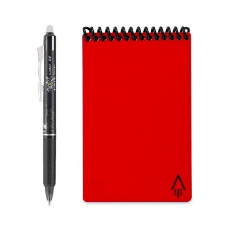 Rocketbook Everlast Mini Smart - Cuaderno reutilizable, Rojo, Mini A6