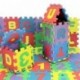 Alfabeto suave Alfombrilla de juego, 36 piezas Suave EVA Espuma Infantil Juego Alfombrillas nº 0 de 9 & Letras A - Z Baby - A