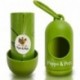 Peppo and Pets - Bolsas resistentes Biodegradables para recoger excrementos-caca de perro -Olor a lavanda- 24 rollos - 360 bo