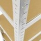 PrimeMatik - Estanteria metálica galvanizada para almacenar de 5 baldas de Madera 90x30x180 cm
