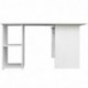 COMIFORT Escritorio, Mesa de Ordenador, Forma L, 120/140x40x75 cm Nordic 