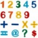 Anpro 90pcs Letras y números magnéticos imanes Letras Pizarras mágicas y Juguetes magnéticos para Niños