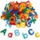 Anpro 90pcs Letras y números magnéticos imanes Letras Pizarras mágicas y Juguetes magnéticos para Niños