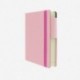 Legami AG160362 - Agenda 16 meses diaria pequeña 2018/2019, color rosa