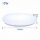 Vgo® Led techo redonda techo lámpara Starlight efecto Beau salón lámpara [clase energética A + +] 16W Blanco Frío 