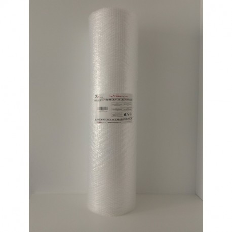 Zs Products- Rollo de plástico de burbujas Ancho 1 metro Largo 25 metros para envolver, protección de objetos frágiles, emb