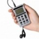 YZCX Radio Pequeña Portatil, Mini Radio de Bolsillo Pocket Am/FM 2 Bandas de Radio Estéreo DSP Digital Tuning Receptor con Pa