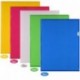 FEPITO 25 Pack A4 Cut Flush Folders Carpetas de plástico para carpetas de documentos Assorted Colors