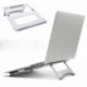 wivarra Soporte para Portátil de Aluminio, Soporte 11"-15.6" Portátil Plegable y Soporte Portátil Universal Liviano para iPad