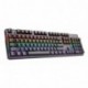 Trust Gaming GXT 865 Asta - Teclado mecánico Gaming interruptores Respuesta rápida, 8 Modos de Color, 11 Teclas Multimedia 