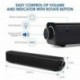 Barra de sonido, Barra de sonido de TV por cable e inalámbrica, Altavoz Bluetooth 20W Altavoz estéreo Altavoz portátil de TV 