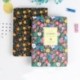 TONVER - Cuaderno pequeño de personalidad floral fresca, organizador de diario, cuaderno de anillas, cuaderno de notas para e