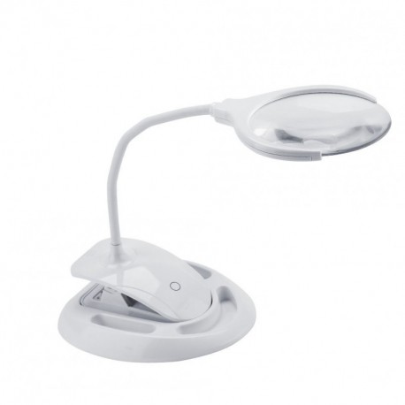 Lámpara de lupa con luz led lupa lámpara de escritorio con abrazadera lámpara de lectura luz lupa salón de belleza equipo de 