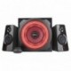 Trust Gaming GXT 4628 Thunder - Set de Altavoces 2.1 con subwoofer Iluminado, Color Negro