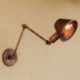 Lámpara de pared perezoso viento industrial personalidad creativa brazo largo bar cafetería simple decorativa lámpara de pare