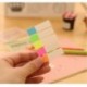 Toruiwa 500 Hojas Papel Fluorescente autoadhesiva Memo Pad Sticky Notes Marcadores Punto it Marker Memo Sticker Oficina Sumin