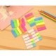 Toruiwa 500 Hojas Papel Fluorescente autoadhesiva Memo Pad Sticky Notes Marcadores Punto it Marker Memo Sticker Oficina Sumin