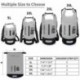 BKSTONE Bolsa Impermeable, Dry Bag/Mochila acuática/Mochila Seca/Ideal para Kayak, Canoa, Pesca Gris, 5L 