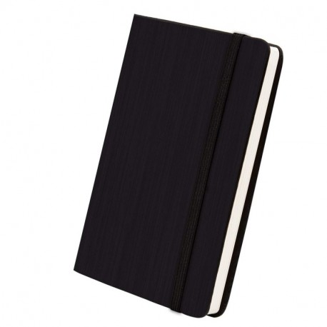 AIEX Cuaderno de bolsillo Clásico Libretas Bonitas Negras A6 Cuaderno Libretas Pequeñas Tapa Dura 3.5x5.5 pulgadas, 192 págin
