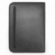 Carpeta de anillas ejecutivas con cremallera, tarjetero y recambio A4 – negro – grapas marca
