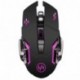  TENMOS T85 Raton Inalambrico Gaming,2.4G USB LED Recargable Ratón Inalámbrico silencioso óptico, Sleep Automático, Mango Erg