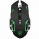  TENMOS T85 Raton Inalambrico Gaming,2.4G USB LED Recargable Ratón Inalámbrico silencioso óptico, Sleep Automático, Mango Erg