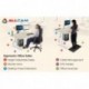 Allcam FRR02 - Reposapiés ergonómico 2 en 1, inclinación ± 45°