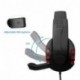 JAMSWALL USB Auriculares Gaming, USB Wired Gaming Auriculares con micrófono Ajustable Auriculares Stereo Sound Cancelación de