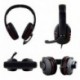JAMSWALL USB Auriculares Gaming, USB Wired Gaming Auriculares con micrófono Ajustable Auriculares Stereo Sound Cancelación de