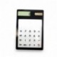 GEZICHTA LCD 8 dígitos Pantalla Táctil Ultra Slim Transparente Calculadora Solar Papelería Claro Calculadora Científica Estud