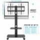 FITUEYES Soporte Móvil de Suelo con Estante para TV LCD LED 32-65 Pulgadas TT206503GB