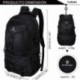 Fafada Mochila Senderismo Hombre Mujer Impermeable 25L Mochila Deporte Montaña Viaje para portatil 15.6 Pulgadas Negro