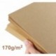 Absofine 60 Hojas A4 Papel Kraft Reciclado 170 gsm absfina para Artes y Manualidades Suministros de Oficina Papel de Impresió