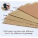 Absofine 60 Hojas A4 Papel Kraft Reciclado 170 gsm absfina para Artes y Manualidades Suministros de Oficina Papel de Impresió