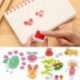 Almohadilla de tinta de dedo para manualidades de 24 colores, no tóxica, para goma, manualidades, sellos, tarjetas, arcoíris 