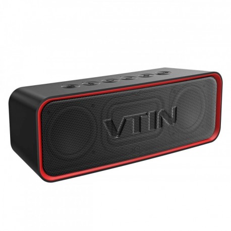 VTIN R2 - Altavoz Bluetooth Portátiles, IPX6 Impermeable, con Sonido Extra Bass y Clásico, Botones Delicados y Diseño Ultrapo