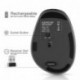 KINGTOP Ratón Vertical Ergonómico Recargable Modo Dual con Cable e Inalámbrico para PC Ordenador Portátil - 4800 dpi, 5 Boton