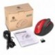 KINGTOP Ratón Vertical Ergonómico Recargable Modo Dual con Cable e Inalámbrico para PC Ordenador Portátil - 4800 dpi, 5 Boton