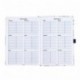 Busy B - Agenda diaria 2019 con semanal, planificador mensual y notas
