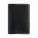 JoyToken - Cubierta de piel para cuaderno de viajero, tamaño A6, personalizada, color negro