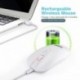 LeadsaiL Raton Inalámbrico Recargable Portatil, Ratones Ordenador Portatil Silencioso,2.4G Wireless Mouse Ergonómico con Rece