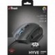 Trust GXT 4155 Hyve - Ratón Gaming con Peso Ajustable, Memoria integrada para perfiles programables, 11 Botones, Gris