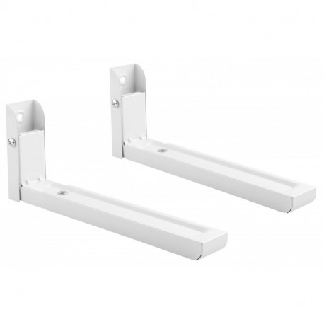 RICOO Soporte Universal de Pared para Horno de microondas WM0106 Soportes extraíbles Estante Plegable y Mueble de Almacenamie